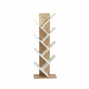 Hanah Home Bookshelf Oak White Tuval 066 kép