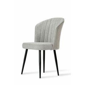 Hanah Home Szék Szett (2 darab) Szürke Fekete Rubi - Szürke, Fekete v2 kép