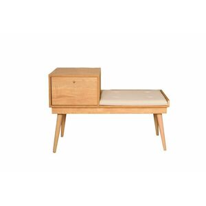 Hanah Home Bench Oak Cream Urban kép