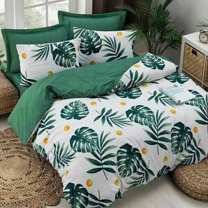 L'essentiel Maison Double Quilt Cover Set Green White Yellow... kép