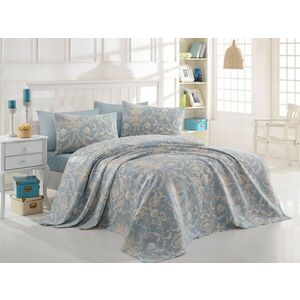 L'essentiel Maison Double Pique Set Blue White Tuval - Blue kép