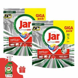 Jar Platinum Plus Lemon All In One Mosogatókapszula 204 mosás + A... kép