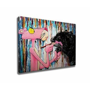 Wallity Decorative Canvas Painting Multicolor WY340 (50 x 70) kép