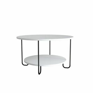 Hanah Home Coffee Table White Corro Coffee Table - White kép