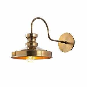 Berceste - Arany Fali Lámpa - Minimalista - 42cm kép
