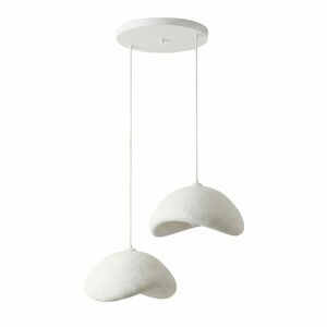Opviq Chandelier White Luna-50-50-T-Nua kép