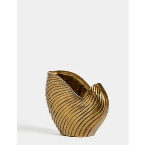 Aberto Design Decorative Object Antique Gold Oyster kép