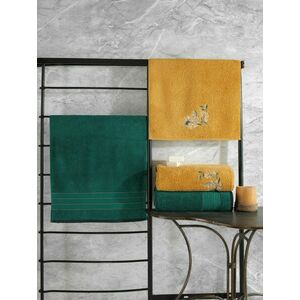 L'essentiel Maison Towel Set (4 Pieces) Green Yellow Hamam S... kép