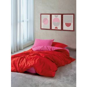 L'essentiel Maison Ranforce Double Quilt Cover Set Red Fuchs... kép