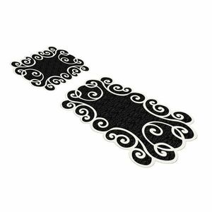 L'essentiel Maison Bathmat Set (2 Pieces) Black White 21010915Sy kép