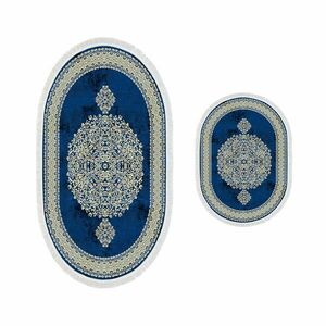 L'essentiel Maison Bathmat Set (2 Pieces) Blue 410602 - O - Blue kép