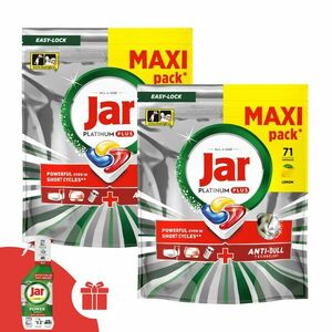 Jar Platinum Plus Mosogatógép kapszula 2x71db + Ajándék Jar 3in1... kép