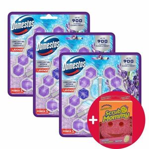 Domestos Power5 Levendula illatú WC illatosító blokk, 9x50g + Ajá... kép