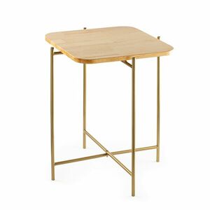 Hanah Home Dohányzóasztal Arany/Natúr Shb-005-A kép