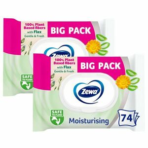 Zewa Moisturising BigPack Nedves Toalettpapír 2x74db kép
