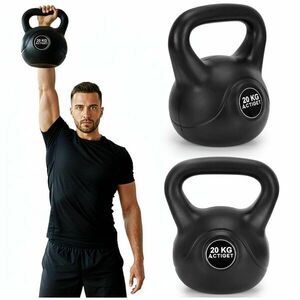 ActiGet Kettlebell 20kg - Fekete kép