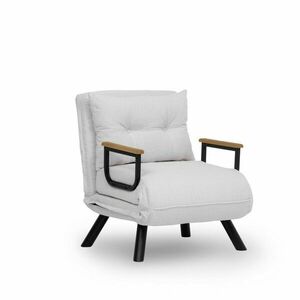 Atelier Del Sofa 1 üléses kanapéágy fehér Sando Single - Teddy sz... kép
