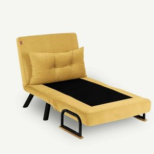 Atelier Del Sofa 1-Seat Sofa-Bed Mustard Sando Single - Mustard kép