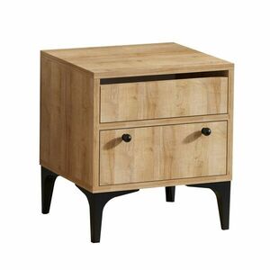 Hanah Home Nightstand Oak Orabella kép