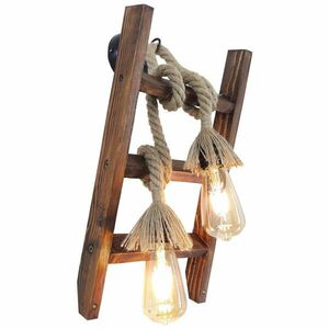 Opviq Wall Lamp Walnut Merdiven Halat Aplik kép