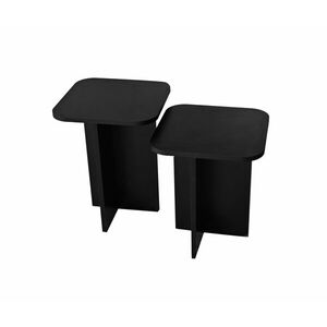 Hanah Home Kisasztal Szett Black Blues Szett - Fekete kép