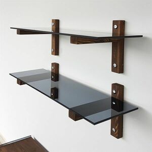 Hanah Home Wall Shelf Walnut Fume R202 kép