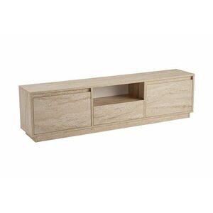 Hanah Home TV Stand Travertine Vanguard - Travertine kép