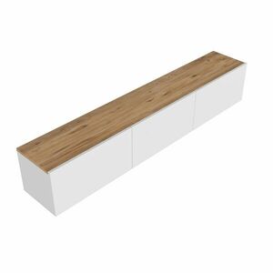 Hanah Home TV állvány Fehér Atlantic Pine West - Fehér, Atlantic Pine kép
