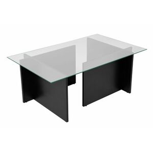 Hanah Home Coffee Table Wood Black Vetrino - Wood Black kép