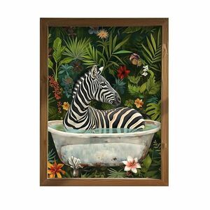 Wallity Decorative Framed MDF Painting Multicolor AI180 kép