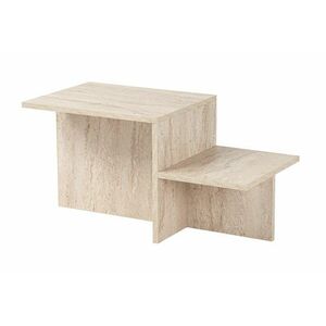 Hanah Home Travertine Harmony Dohányzóasztal - Travertine kép