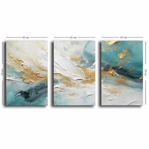 Wallity Decorative Canvas Painting (3 Pieces) Multicolor 3P4570GSC-012 kép