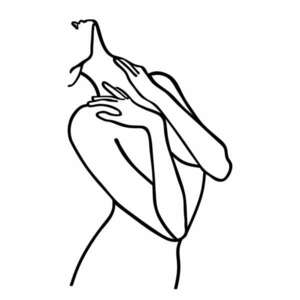 Woman lines kép