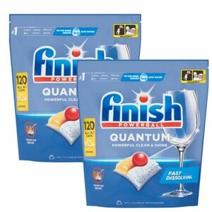Finish Quantum All in 1 Lemon Mosogatógép kapszula 2x120db + Aján... kép
