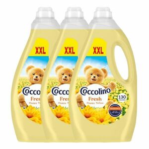 Coccolino Fresh Happy Yellow öblítő, 390 mosás, 3x2990 ml kép