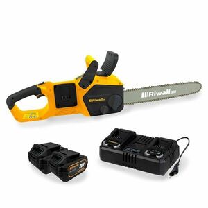 Riwall PRO RACS 4020i SET akkus láncfűrész 2 x 20 V + 2x 4 Ah akk... kép
