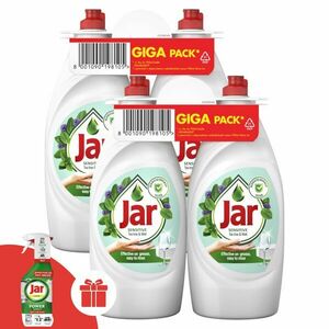 Jar Mosogatószer Sensitive Tea Tree & Mint 4x900ml + Ajándék... kép