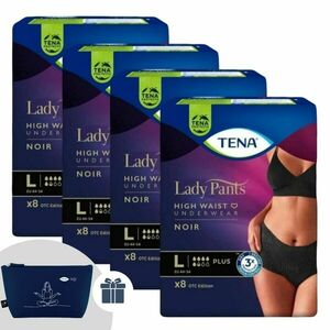 Tena Lady Pants Plus Noir Inkontinencia-fehérnemű magasított deré... kép