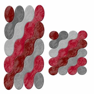 L'essentiel Maison Bathmat Set (2 Pieces) Red 21011715Kz kép