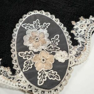 L'essentiel Maison Bathmat Set (2 Pieces) Black White Alne4645 kép