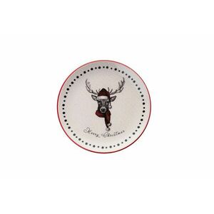 Hermia Service Plate Set (6 Pieces) Multicolor Xmas Merry kép