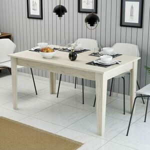 Hanah Home Dining Table Travertine Milan 897 - Travertine kép