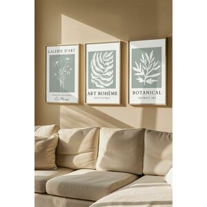 Wallity Decorative Framed MDF Painting (3 Pieces) Multicolor Artv... kép