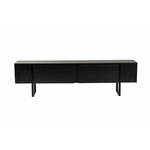 Hanah Home TV állvány Fa fekete Fekete Serenity - Fa fekete, Fekete kép