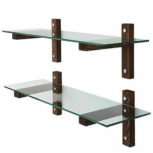 Hanah Home Wall Shelf Walnut R200 kép