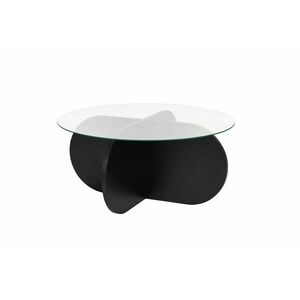 Hanah Home Coffee Table Wood Black Fume Aeris - Wood Black, Fume kép