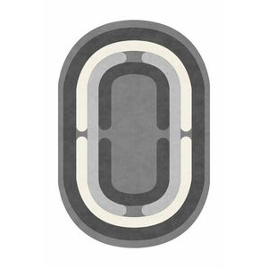Conceptum Hypnose Carpet (80 x 300) Anthracite Sftkece047-Oval kép