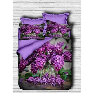 L'essentiel Maison Double Duvet Cover Set Purple Green 135 kép