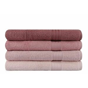L'essentiel Maison Bath Towel Set (4 Pieces) Powder Pink Dus... kép