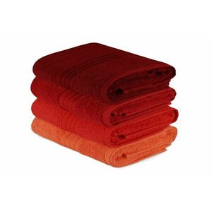 L'essentiel Maison Hand Towel Set (4 Pieces) Pale Orange Ora... kép